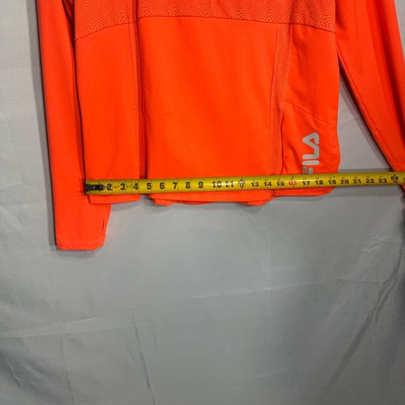 FILA Orange Quarter-Zip Pullover size XL pre
Owned good condition - Picture 7 of 8
